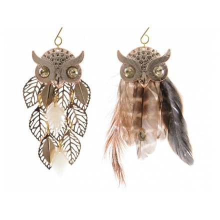 Gold Owl Feathers, 2a