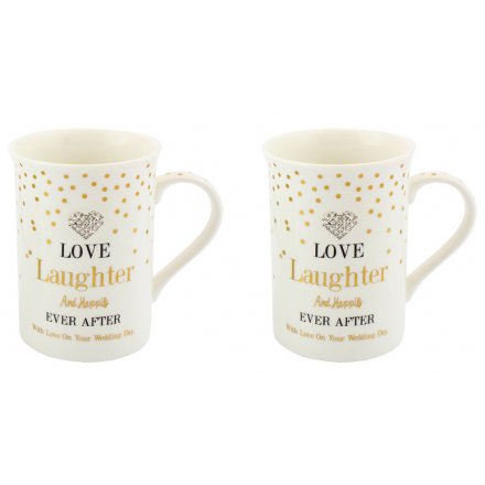 Mad Dots Love/Laughter Mugs S2