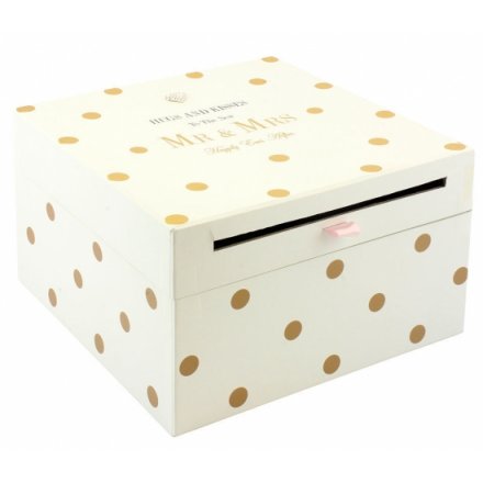 Mad Dots Mr & Mrs Card Collection Box