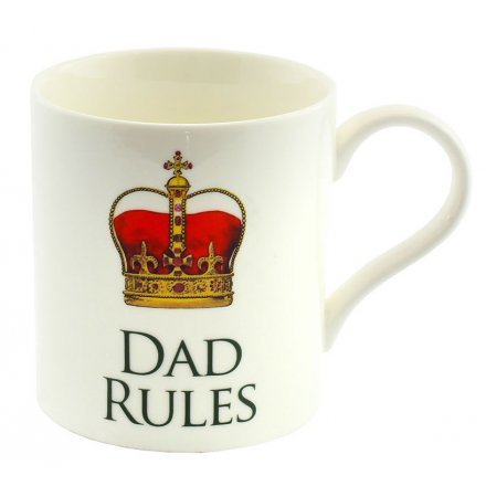Dad Rules Fine China Mug