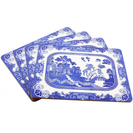 Blue Willow Placemats Set Of 4