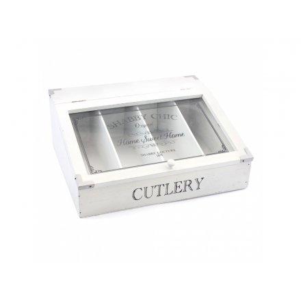 Shabby Chic Cutlery Box