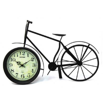 Bike Clock Black Large