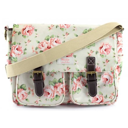 Millie Floral Saddle Bag