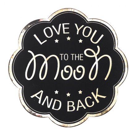 Love You To The Moon Plaque