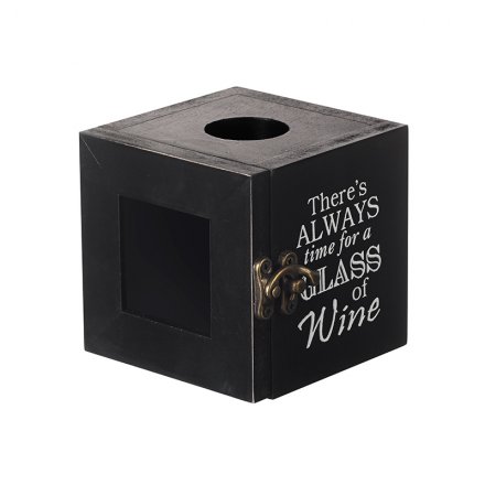 Glass Of Wine... Wine Cork Box