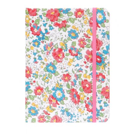 A bright and beautiful spring floral notebook.