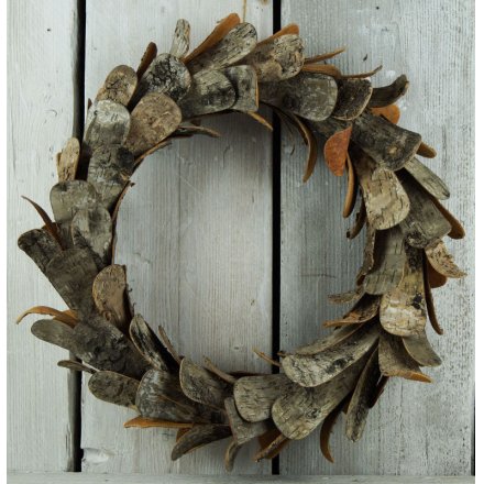Bark Wreath, 50cm