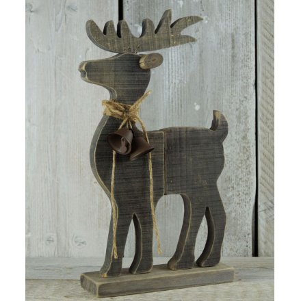 Rustic Driftwood Reindeer, 36cm 
