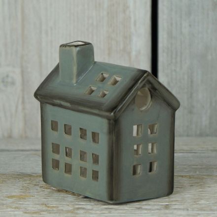 House T-Light Grey, 10cm