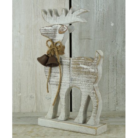 Sparkly Driftwood Reindeer, 30cm