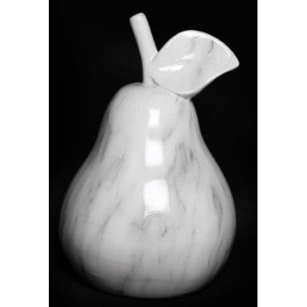 Marble Pear, 20cm