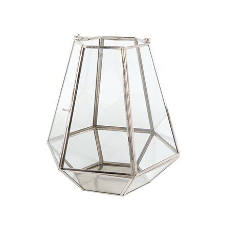 Hexagon Glass Lantern