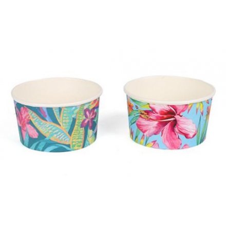 Tropical Design Paper Bowls