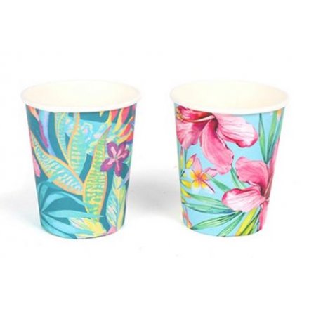 Paper Tropical Design Cups