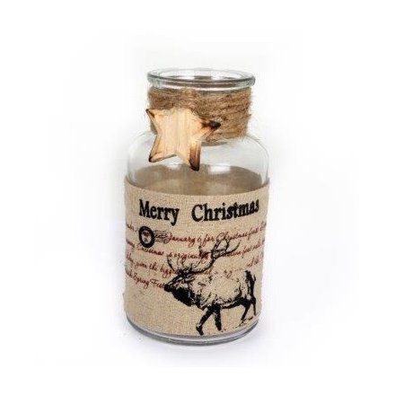 Merry Christmas Bottle, 12cm