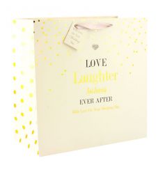 A large wedding gift bag from the Mad Dots collection