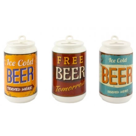 Beer Can Money Boxes 