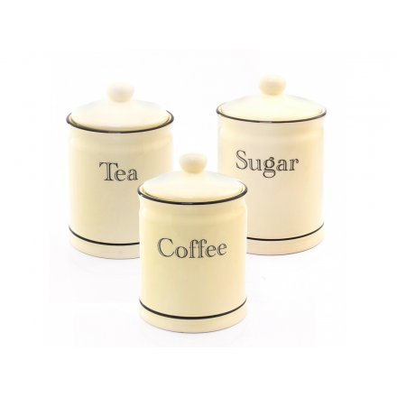 Script Tea Coffee Sugar Set