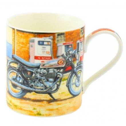Motorbike Fine China Mug