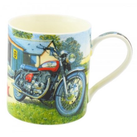 Motorbike Fine China Mug