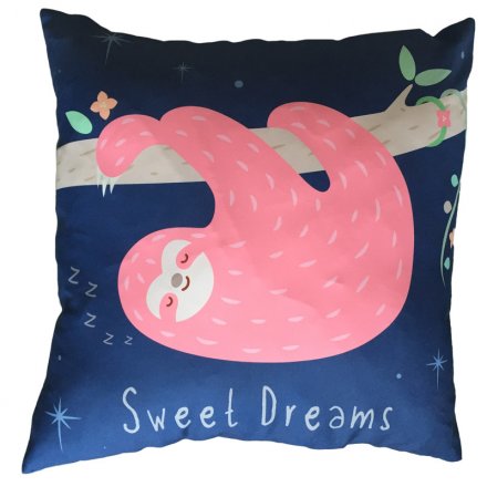 Sloth Sweet Dreams Cushion, 50cm