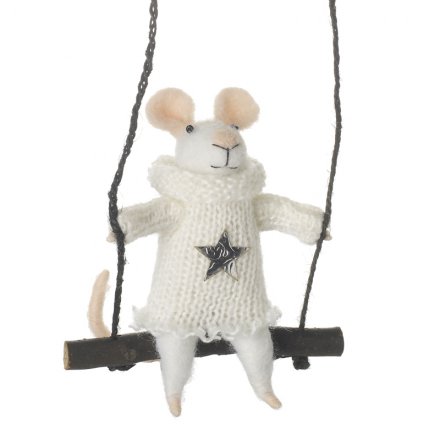 Wool Mouse W/Jumper