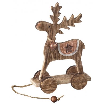 Wooden Reindeer Decoration