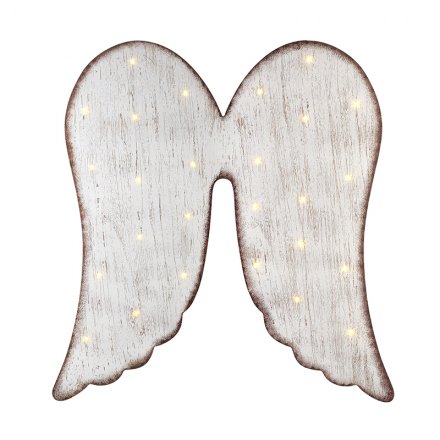 LED Angel Wings Wall Art, 60cm