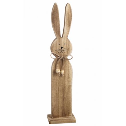 Large Wooden Rabbit 45cm