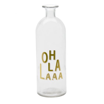 Oh La La Glass Bottle