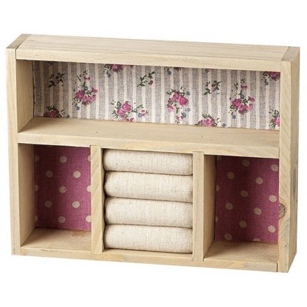 Floral Wooden Jewellery Box 23cm