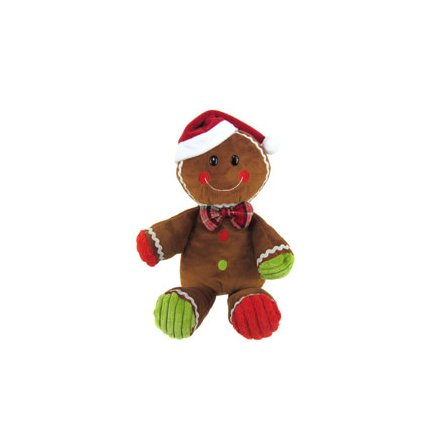 Gingerbead Man Soft Toy, 10in