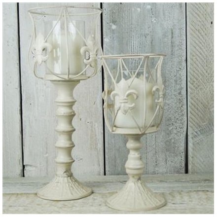 Cream Antique Goblet Style Lantern