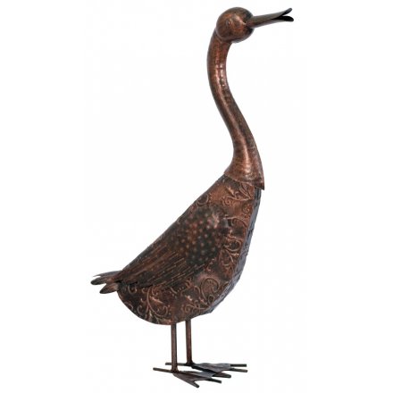 Duck Metal Garden Figure 50cm