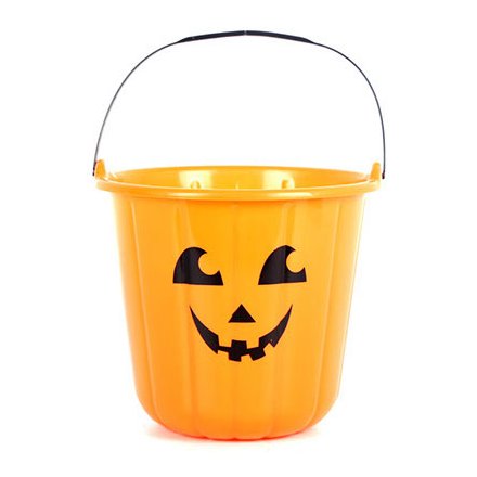 Halloween Pumpkin Treat Bucket 17.5cm