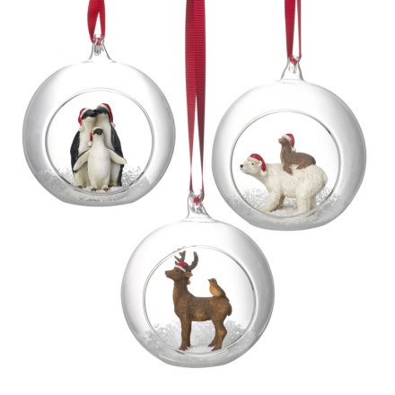 Hanging Glass Globe Ornaments 