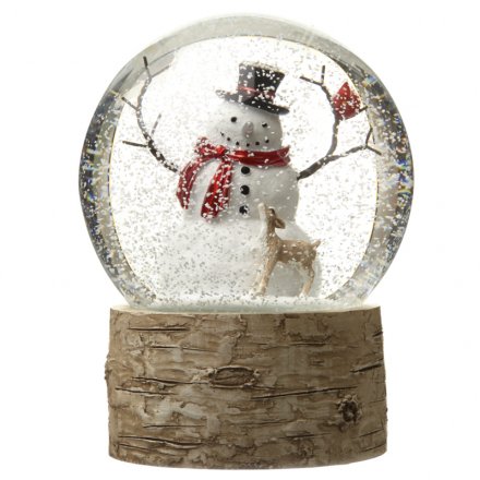 Winter Snowman Snow Globe 