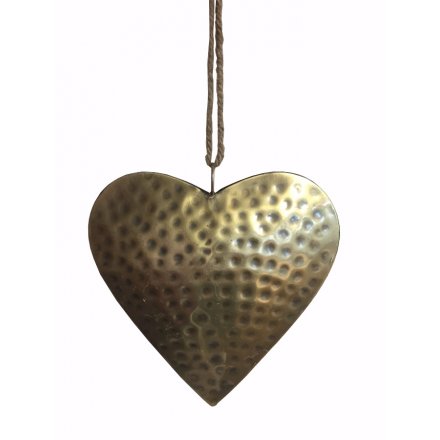 Metal Heart Hanger