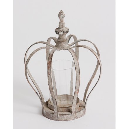 Rustic Crown Candle Holder