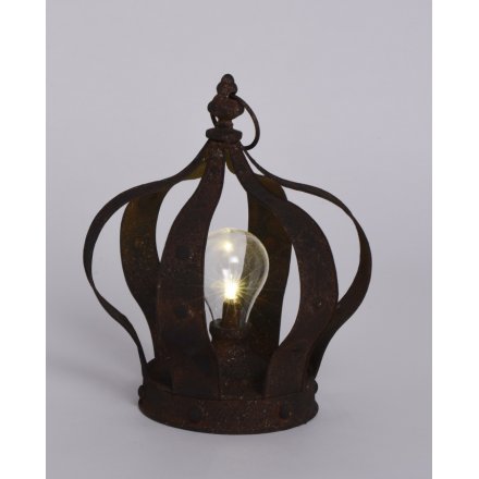 Rustic Metal Light up Crown