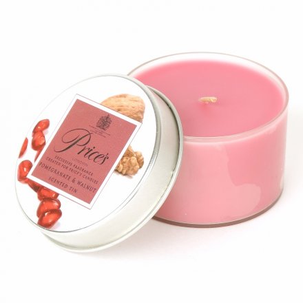 Pomegranate And Walnut Prices Candle Tin