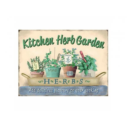 Vintage Kitchen Herb Garden Sign