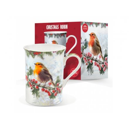 Christmas Robin Mug 