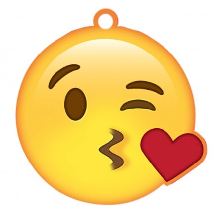 Cherry Kissing Face Emoji Air Freshener