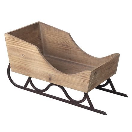 LBX103 Large Wooden  Sleigh Decoration  30823 