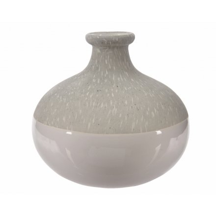 Ceramic Stone and Glazed Vase