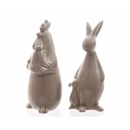 Porcelain Bunny Easter Figure, 2a
