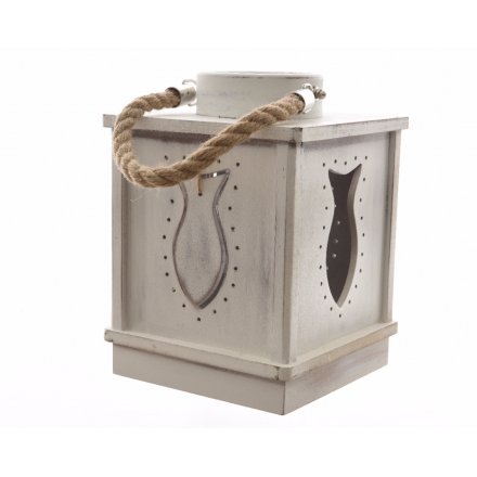 Wooden Fish Lantern, Grey
