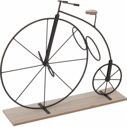 Rustic Wine Rack Bicycle 42cm